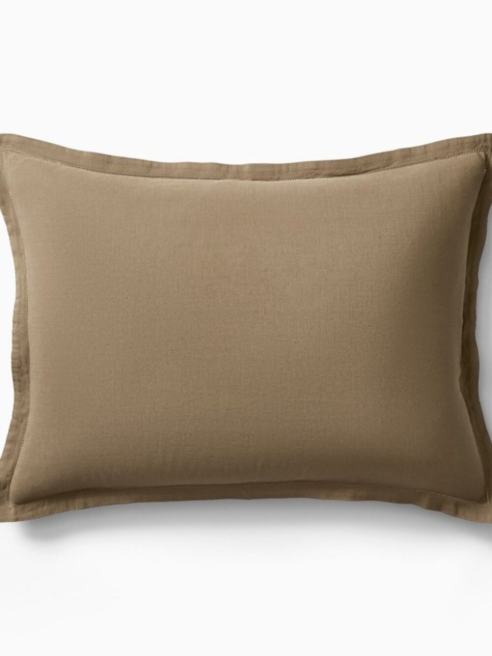 NWT West Elm TENCEL™ Linen Standard Shams - Cognac (2)